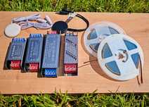 LED (Лед) Стрічка 240 led/m ,блок 12vКнопка дотику 12v
