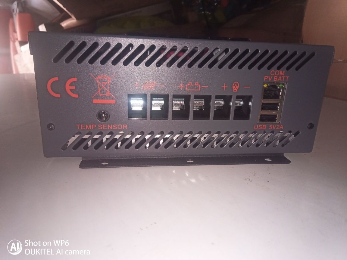 Controlador 100A MPPT verdadeiro de carga solar regulador Pow Mr