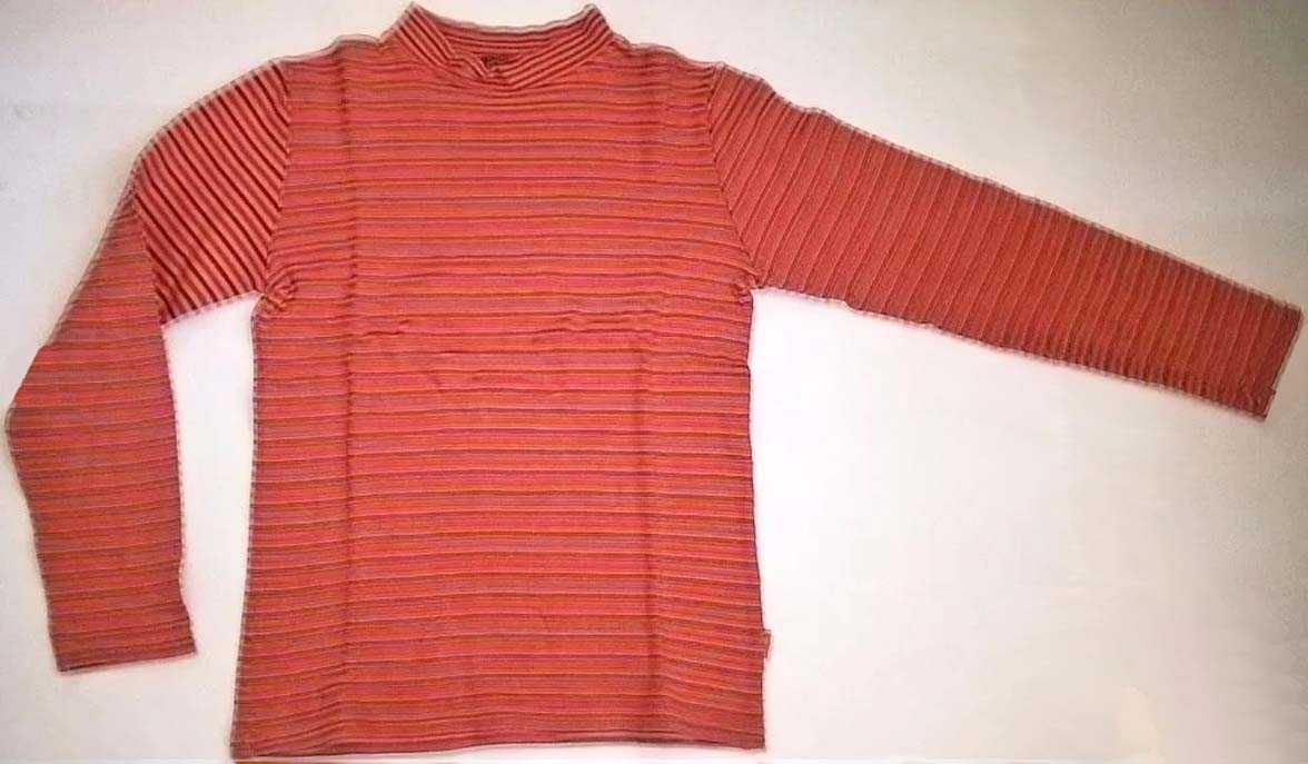 Sweater de Criança Riscas, Cenoura - ORIGINAL