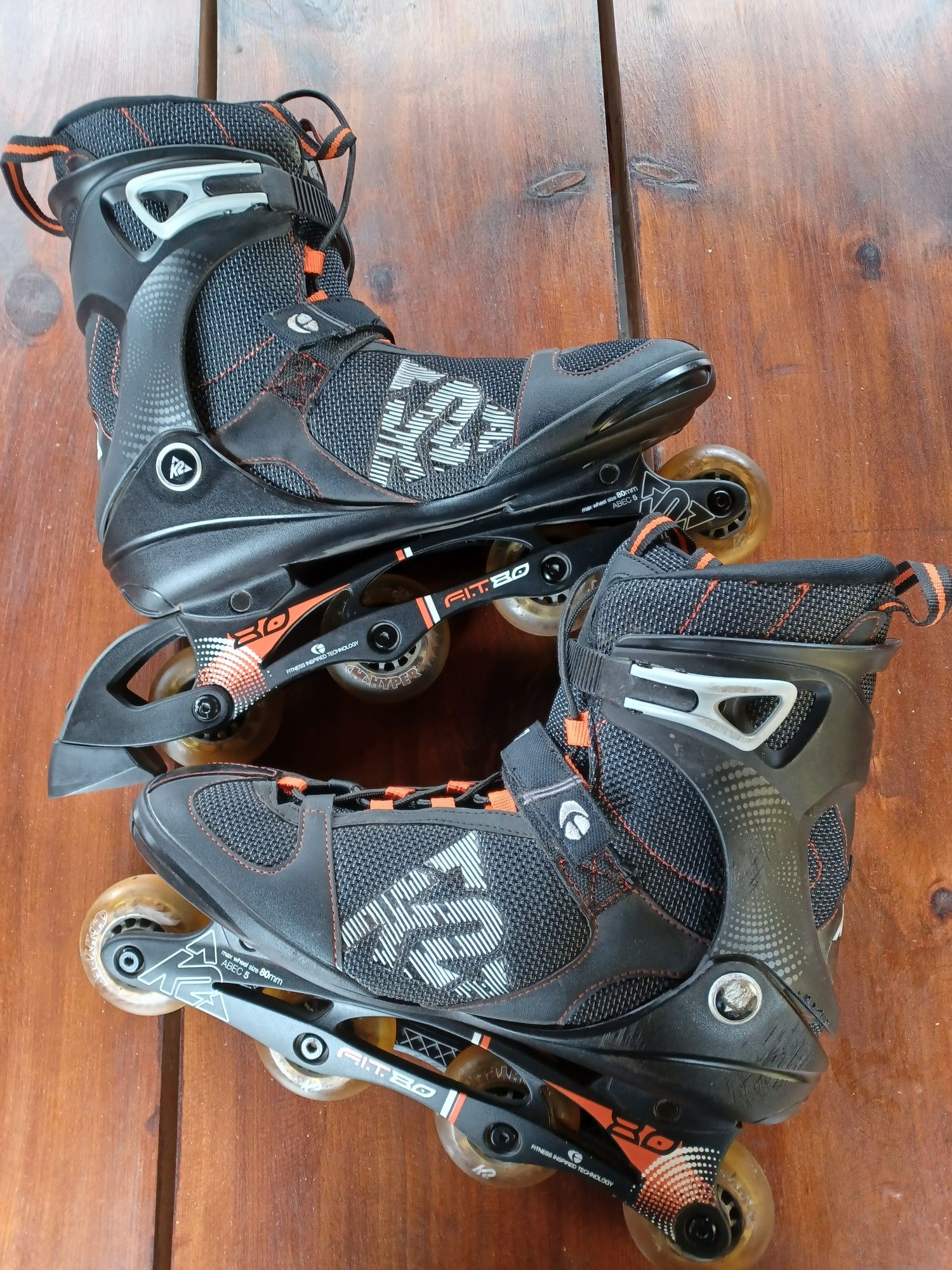 BARDZO DUŻE 2 pary rolki męskie K2 Rollerblade 43,44, oraz 48,49 32 cm