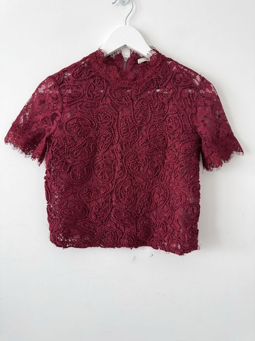 ZARA koronkowy top
