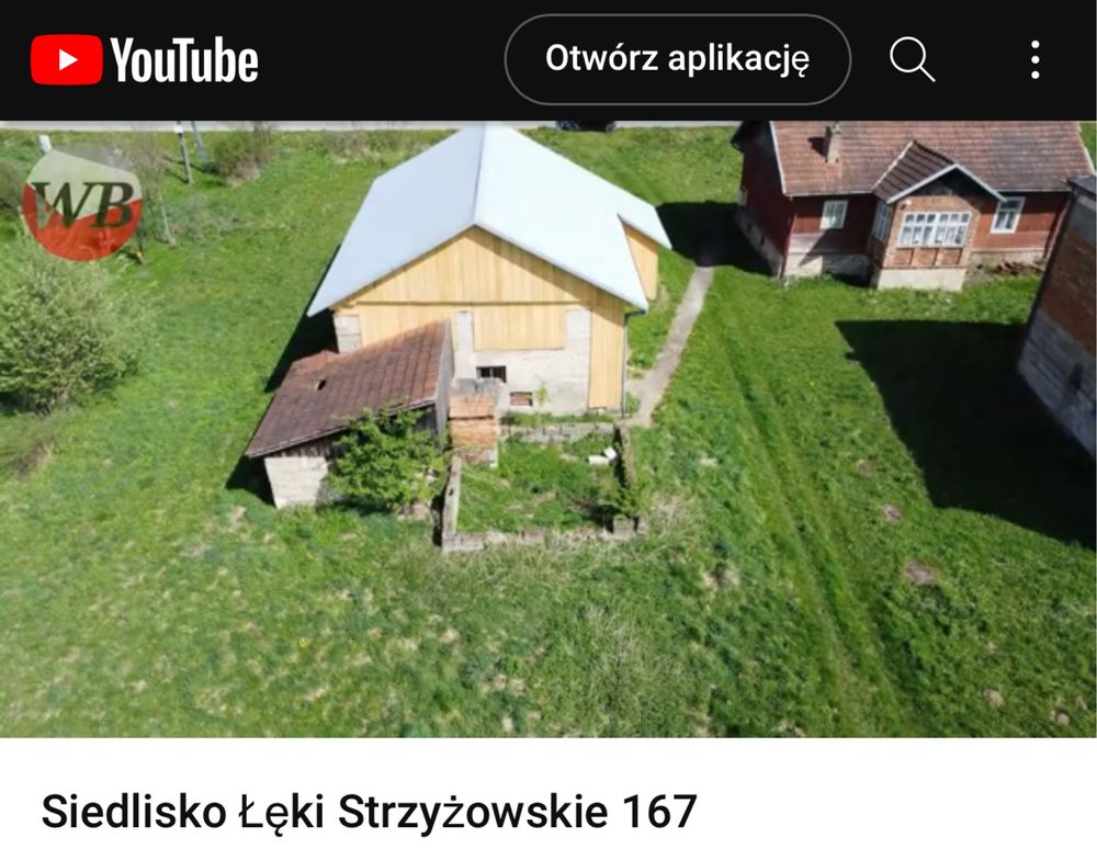 Sprzedam Siedlisko Łęki Strzyżowskie