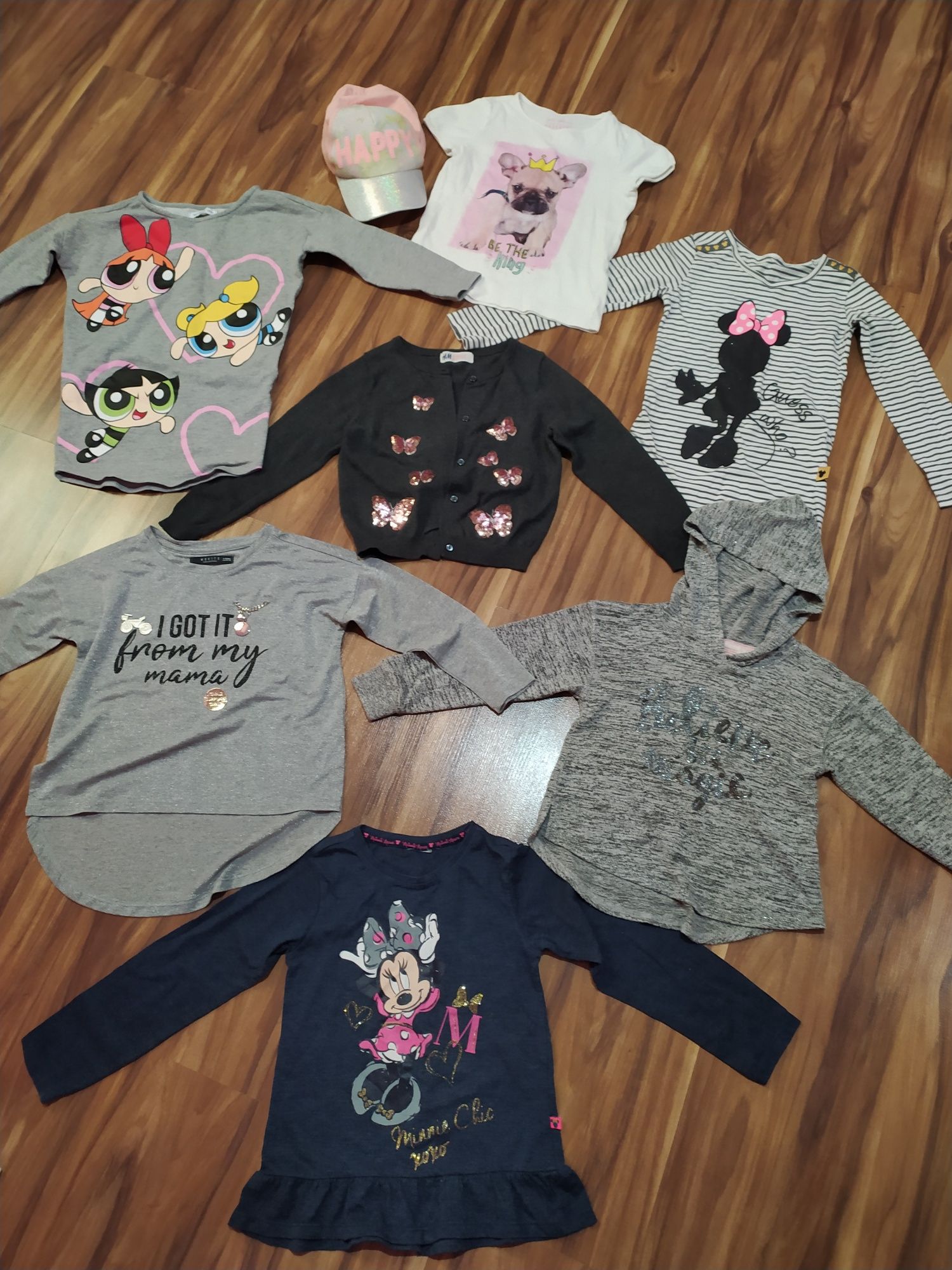 Bluzki, tunika, sweter, czapka 104/110 Smyk, H/M, Reserved, Mohito