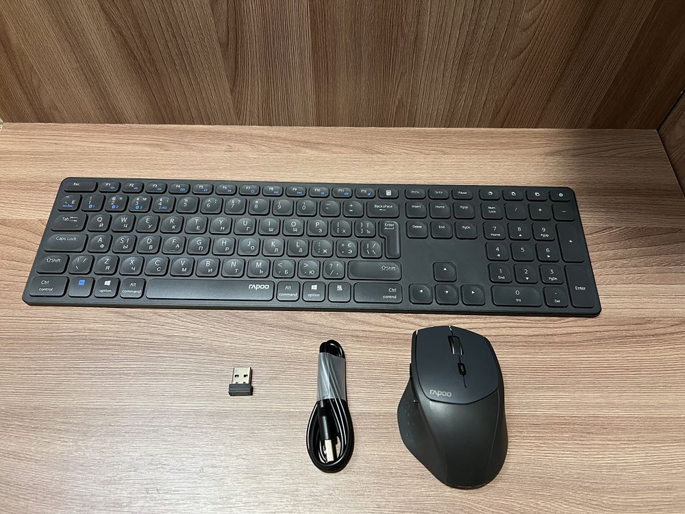 Rapoo 9800m mouse+keyboard wireless