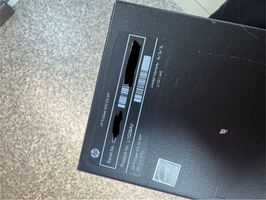 Системний блок HP Prodesk 600 G2