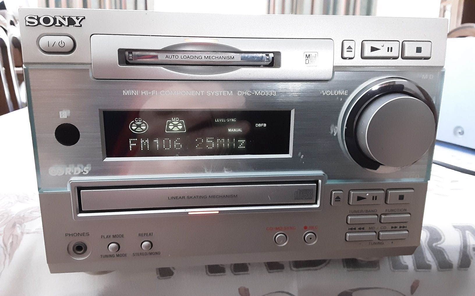 Mini hifi componente sony