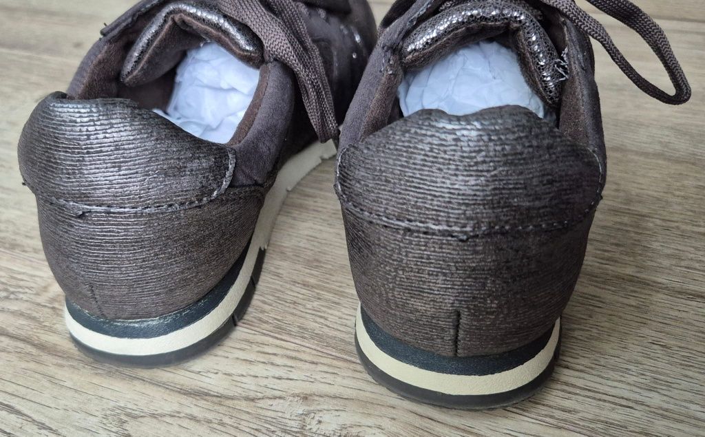 Sneakersy trampki buty sportowe Tamaris Ouda r. 36 glamour wiązane