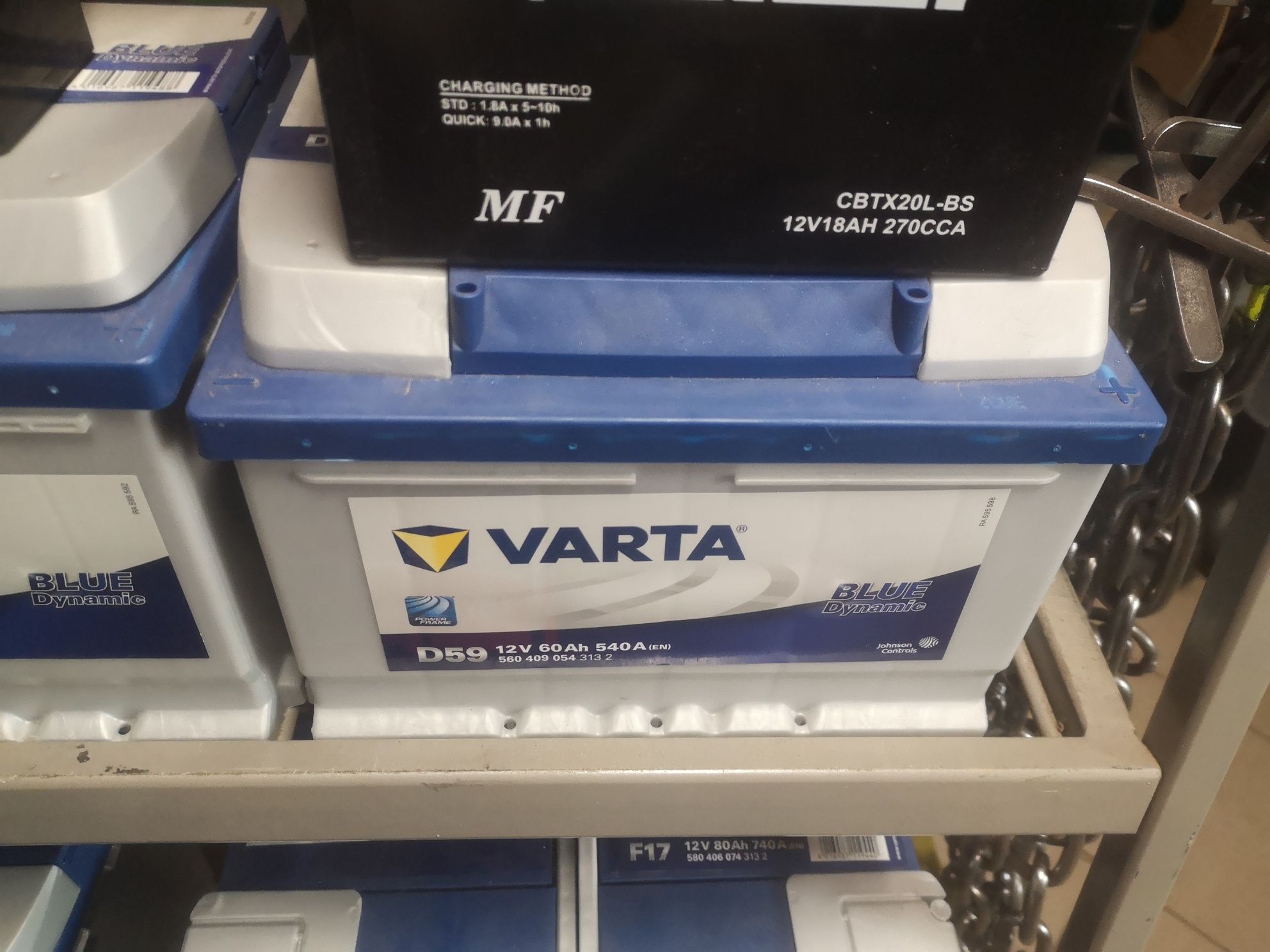 Akumulator Varta Blue Dynamic D59 12V60Ah540A
