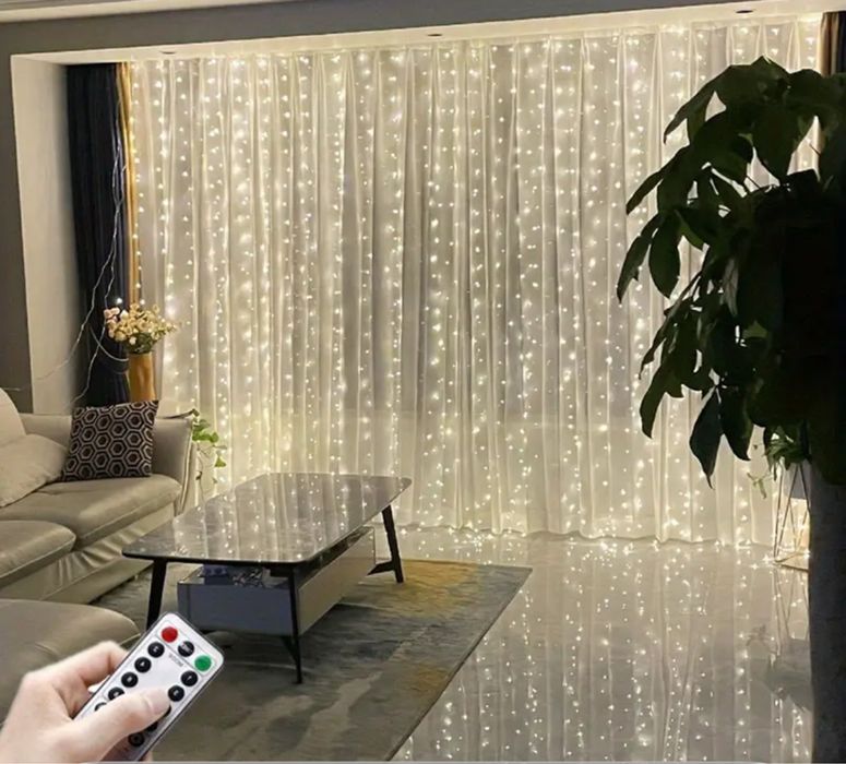 Гірлянда штора ,гирлянда