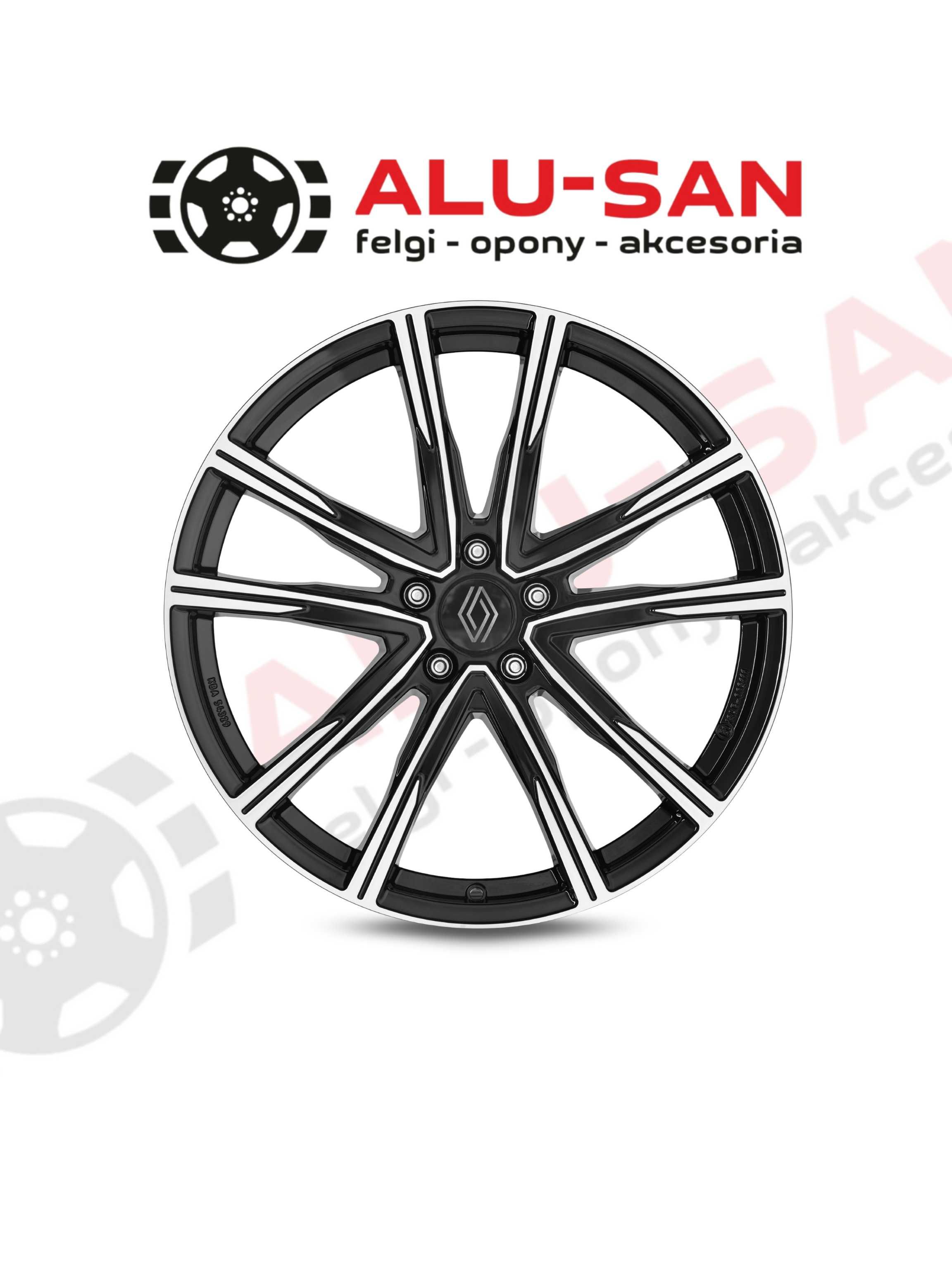 Nowe Alufelgi 19"  Renault Latitude Scenic E-tech Czarny Poler