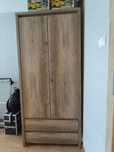 Szafa dwudrzwiowa z szufladami 90 cm BRW