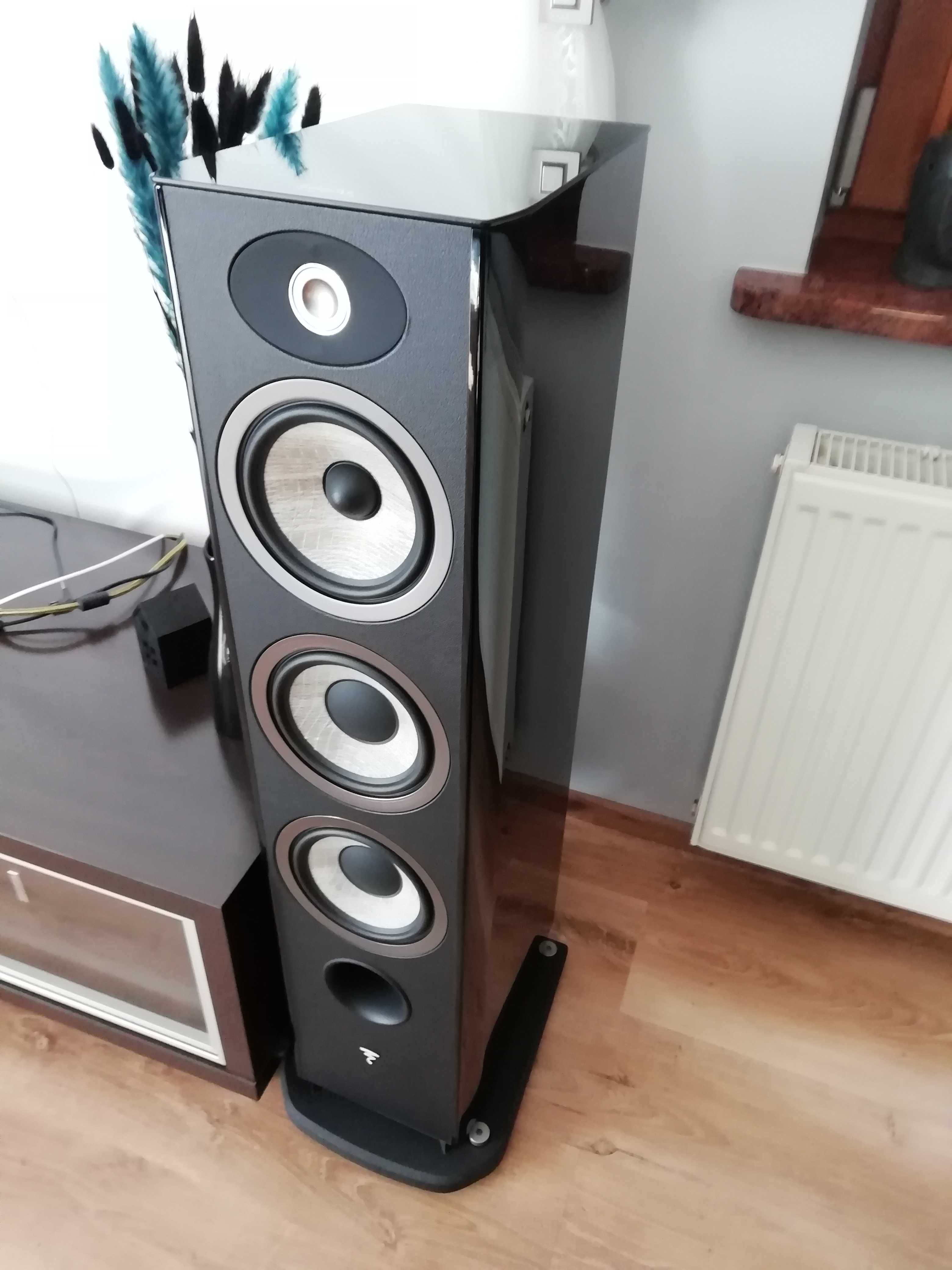 Sprzęt Audio Stereo Onkyo TX8390, Focal Aria 926, Rel HT1205