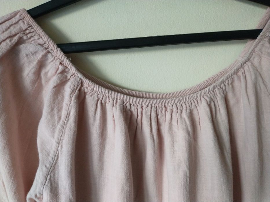 Sukienka tunika z pięknymi rękawami w stylu boho uniwersalna
