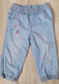 Spodnie letnie jeans Cool Club r.80