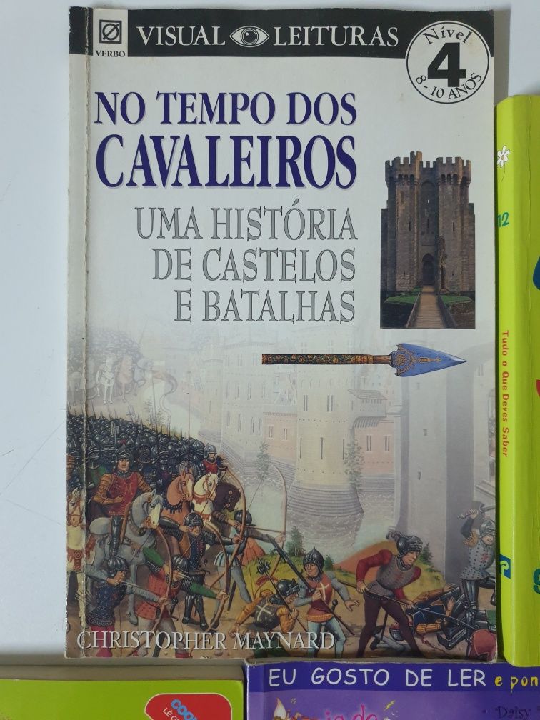 Vários livros - tudo o que deves saber. No tempo dos cavaleiros...