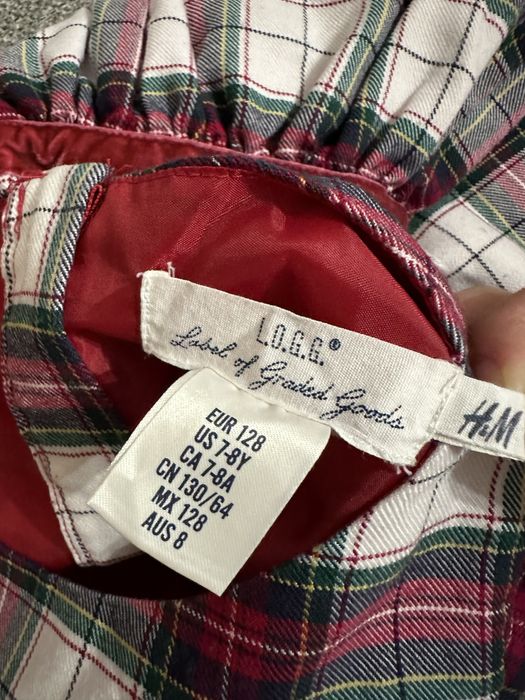 Тепле плаття сарафан на дівчинку H&M, 6-8 років. 122-128см