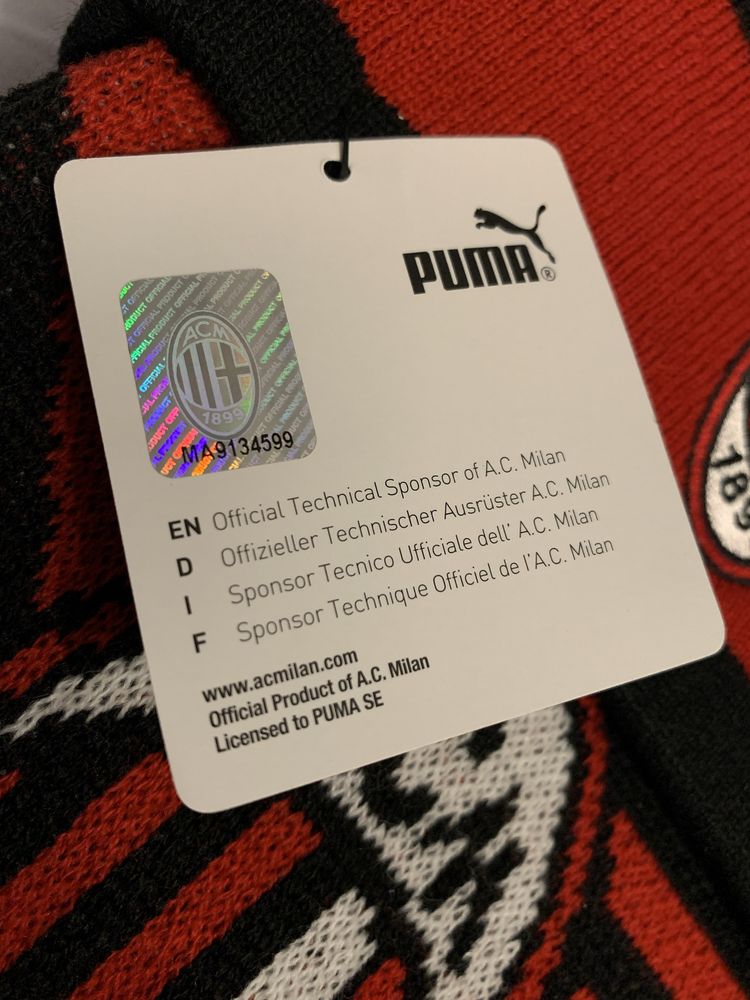 Набор AC Milan. Шапка, шарф Puma