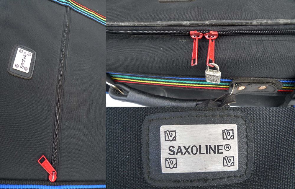 Walizka podróżna miękka SaxoLine 75x57x21cm uchwyt pasy koła