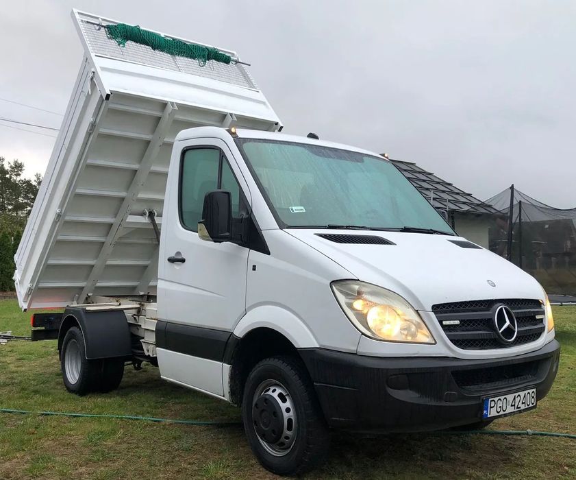Mercedes-Benz Sprinter  Wywrotka paka ORGinalny wywrot zabudowa | Kat B | pneumatyka! do jazdy