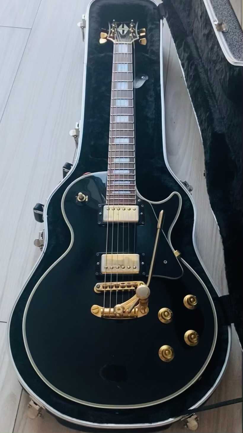 Gitara ORVILLE LES PAUL Black Beauty made in Japan  + Duesenberg TM85G