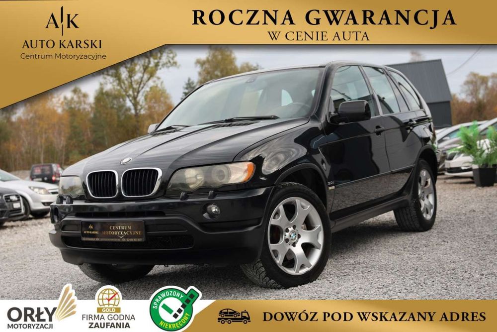 BMW X5 3.0 184KM 4X4*Automat*Klimatronic*Tempomat*Wielofunkcja*ESP*ABS*