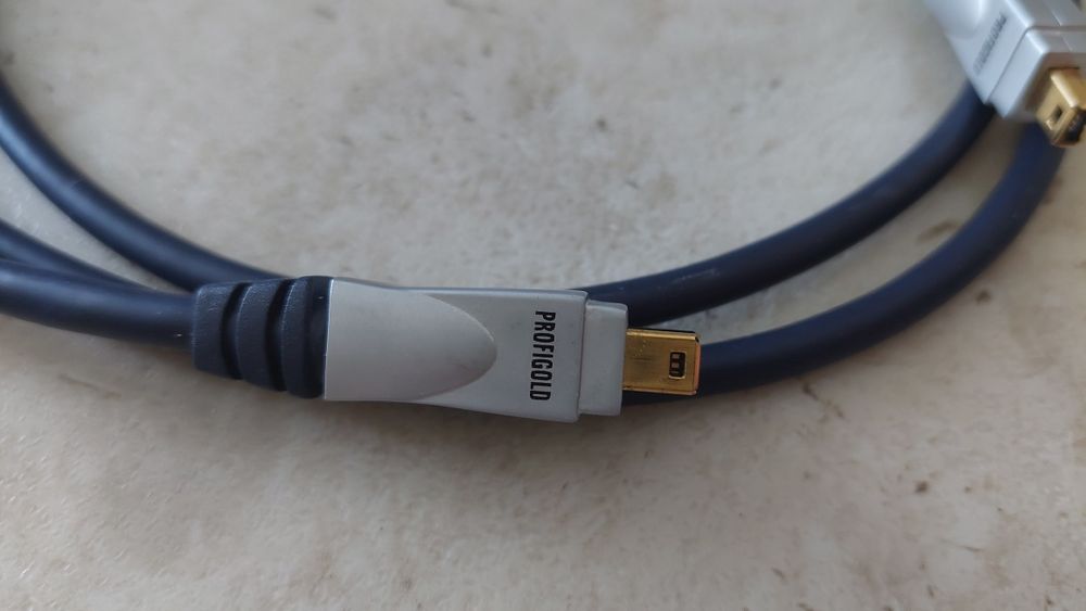 Kabel Fire Wire (DV, i-Link) 1,5 m Profigold 4/4 IEEE 1394