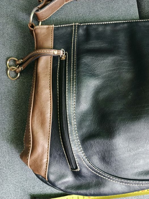 Torba duża, A4, czarno-brązowa. Jenny Fairy