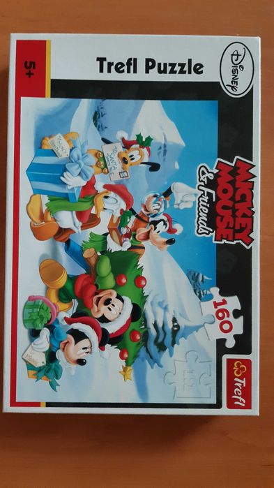 Puzzle trefl zima mickey mouse 160 el.