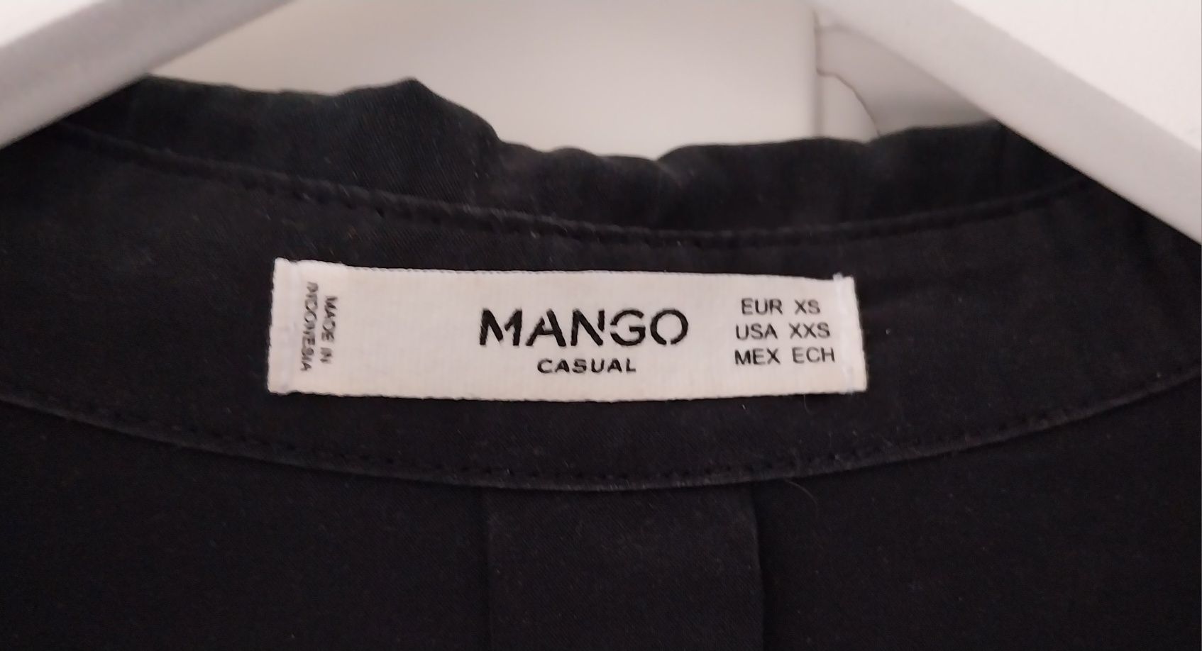 Czarna koszula damska Mango, r. S