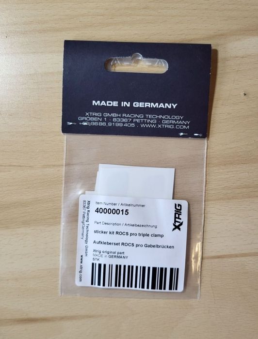 Naklejki na półki zawieszenia - Xtrig