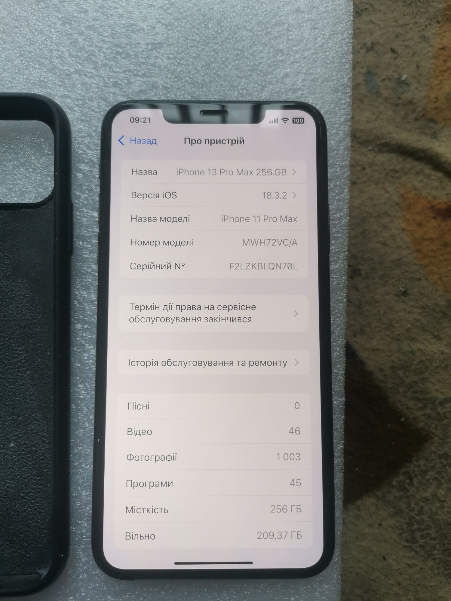 IPhone 11 Pro Max 256 GB.