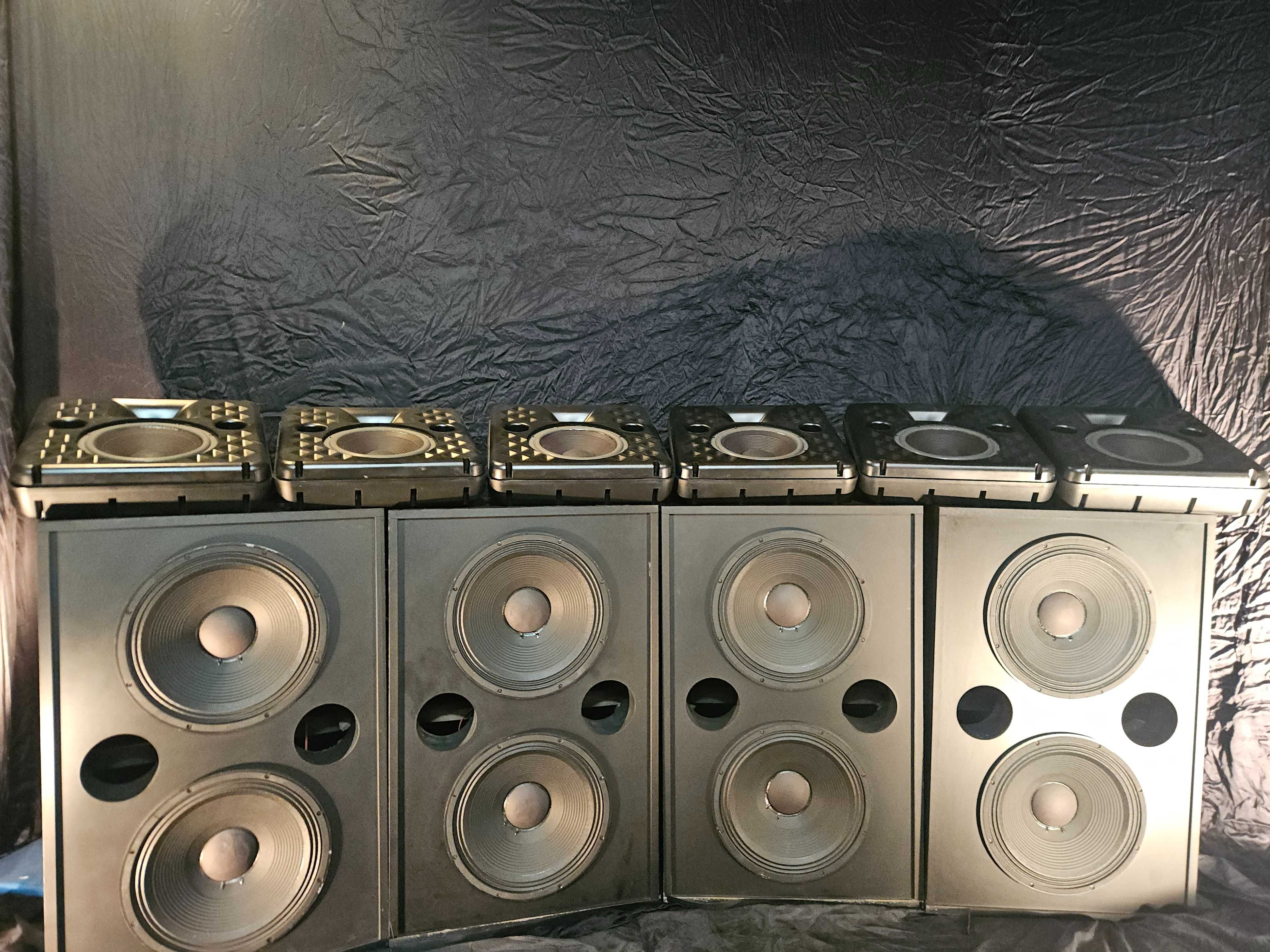 Zestaw kolumn do kina – JBL 8340A (6 szt.) + K.C.S. C-215 (4 szt.)