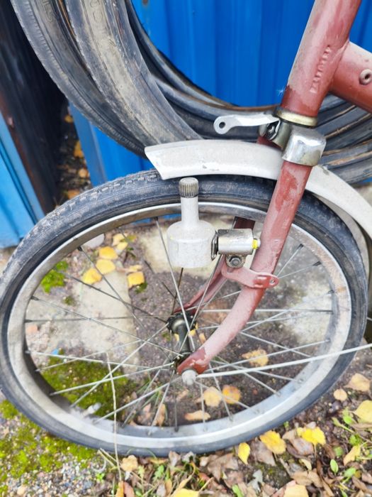 Stary rower Wigry + 4 opony