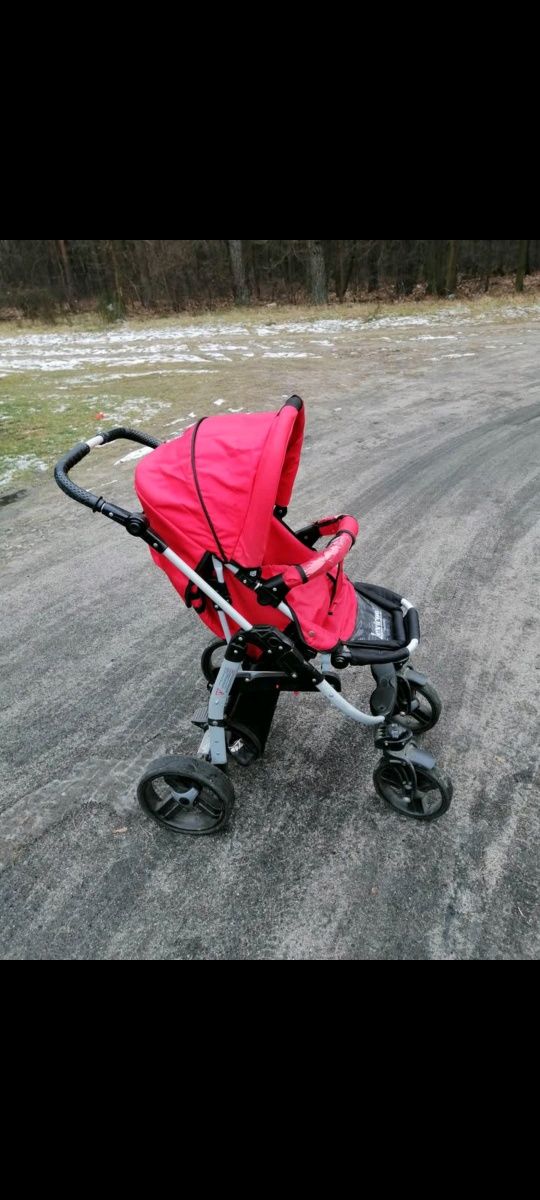 Czerwony Wózek 2w1