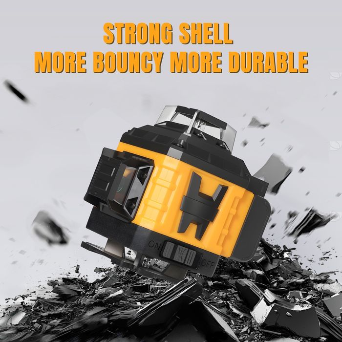 Poziomica laserowa 4d 360,statyw, 2 baterie, walizka,pilot,