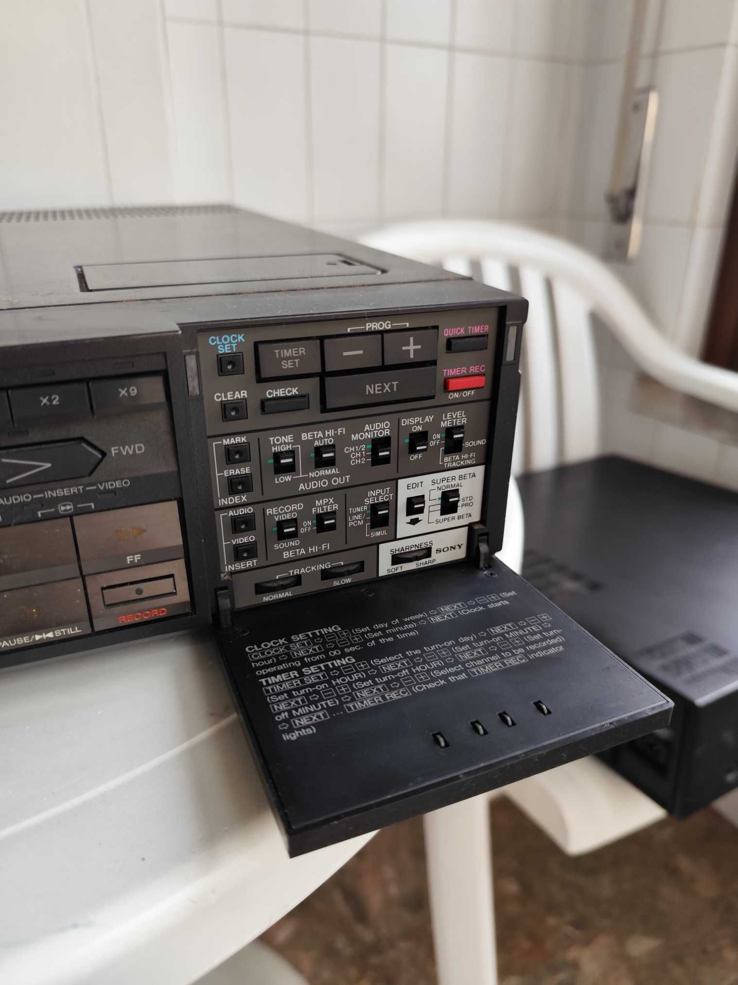 Vídeo VCR Beta Sony