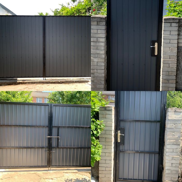 ВОРОТА ЗАБОРЫ профнастил ДВЕРИ квартира дом подъезд