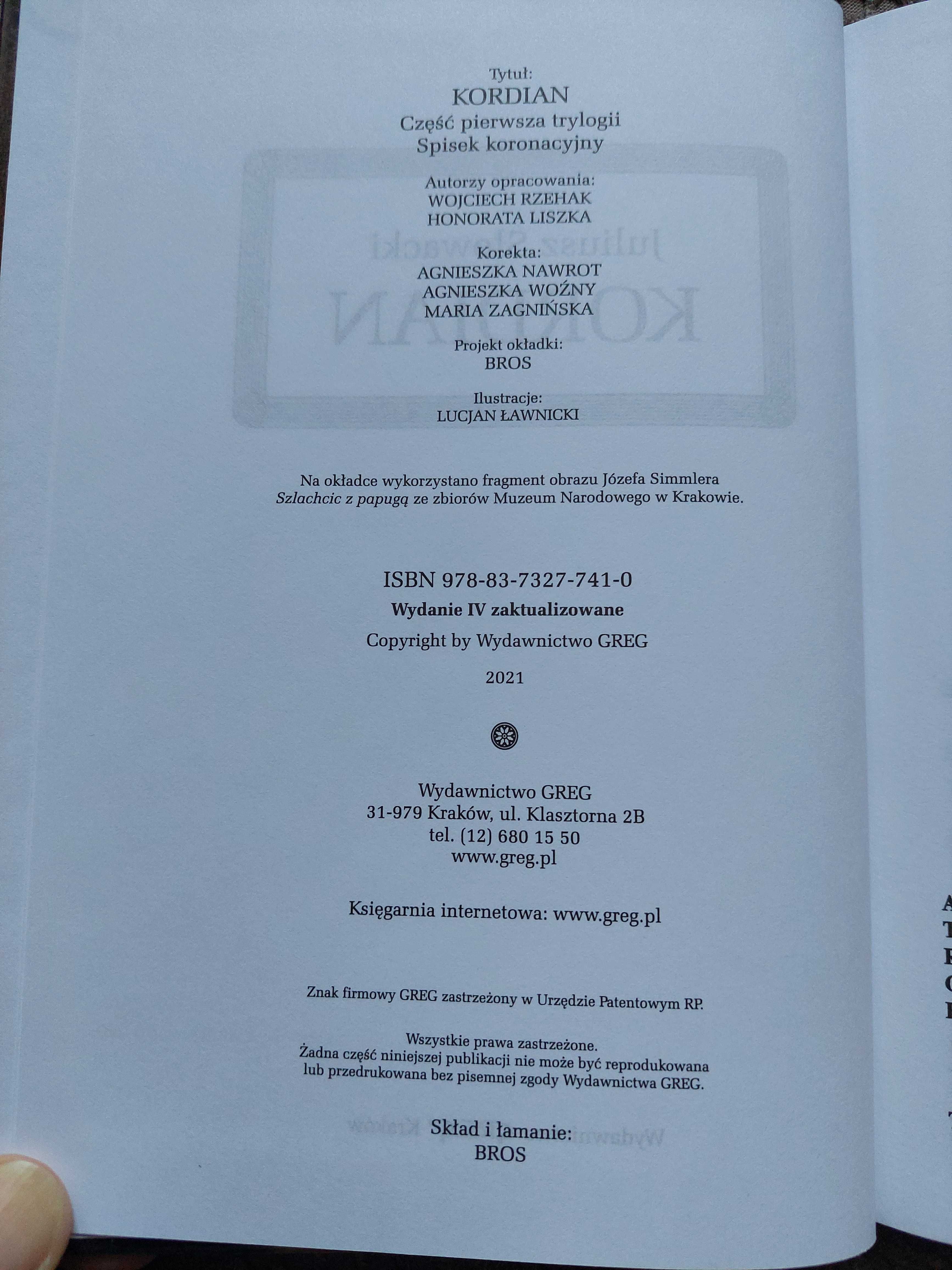 lektura z opracowaniem "Kordian" Juliusz Słowacki