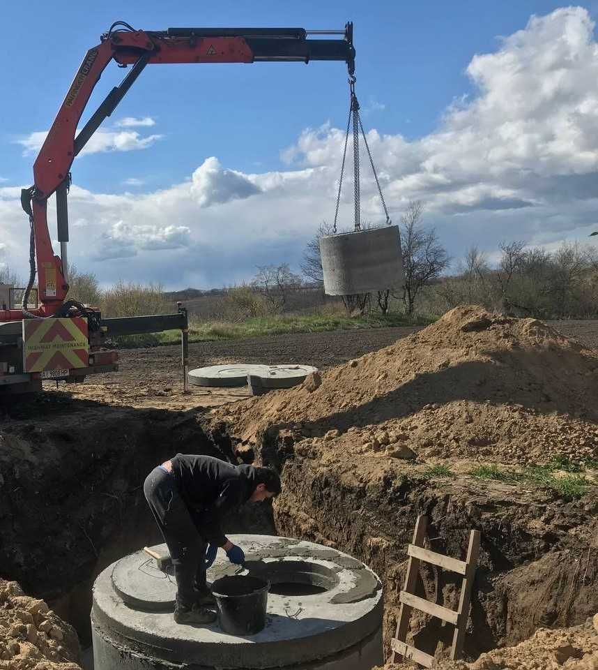 Залізобетонні кільця з дном КДЦ-10-9 (вигрібна яма, септик). Трипілля