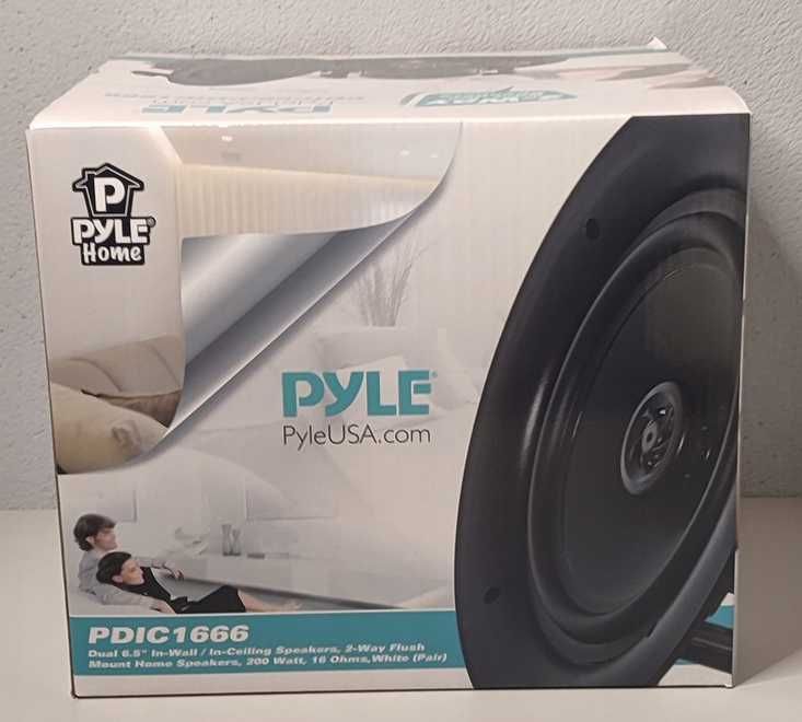 PYLE PDIC66 200W do montażu na ścianie w suficie 2-drożne