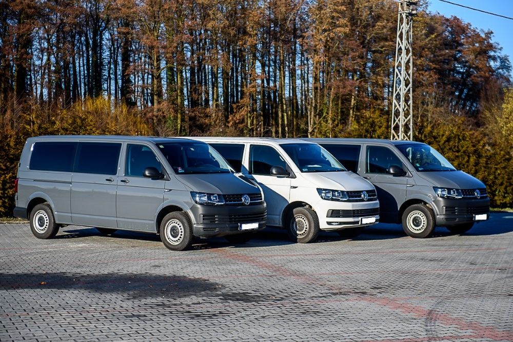 Wynajem/wypożyczalnia nowych busów 9 osobowych, przewóz osób VW Carave