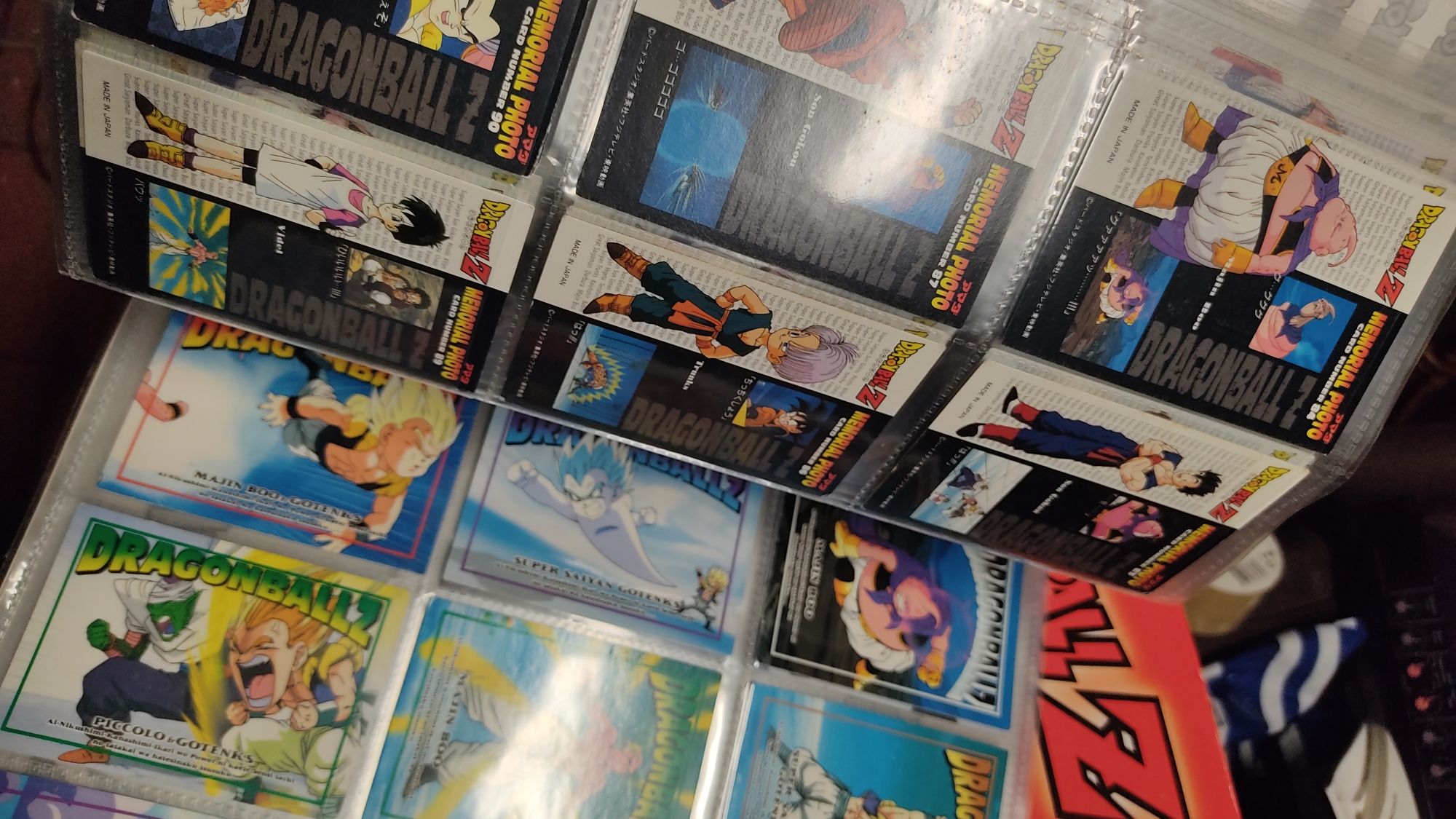 DragonballZ Memorial Photo Cards Amada coleção 1995