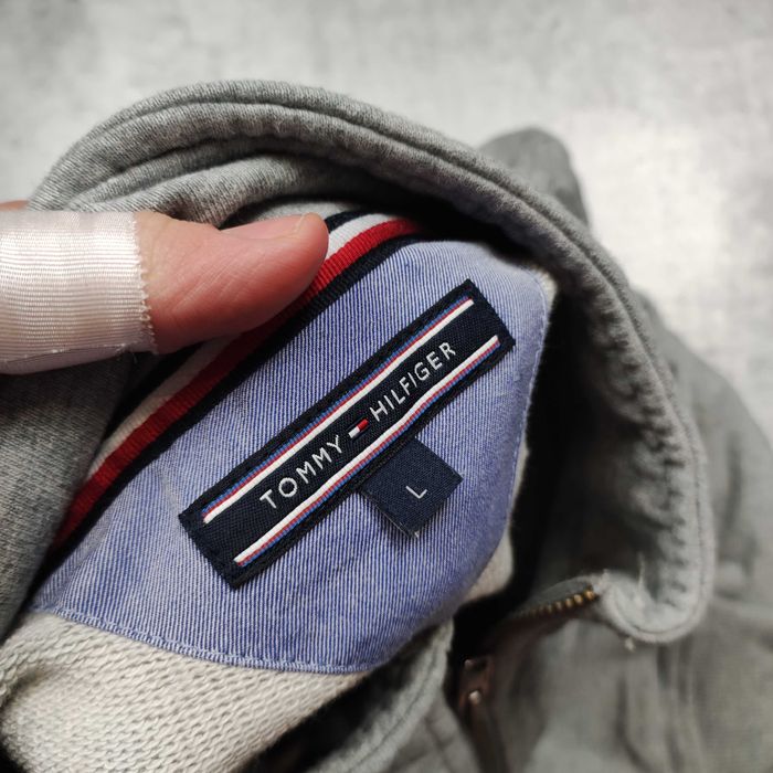 MĘSKA Bluza Rozpinana Zip Tommy Hilfgier Haft Logo PREMIUM Rozpinana