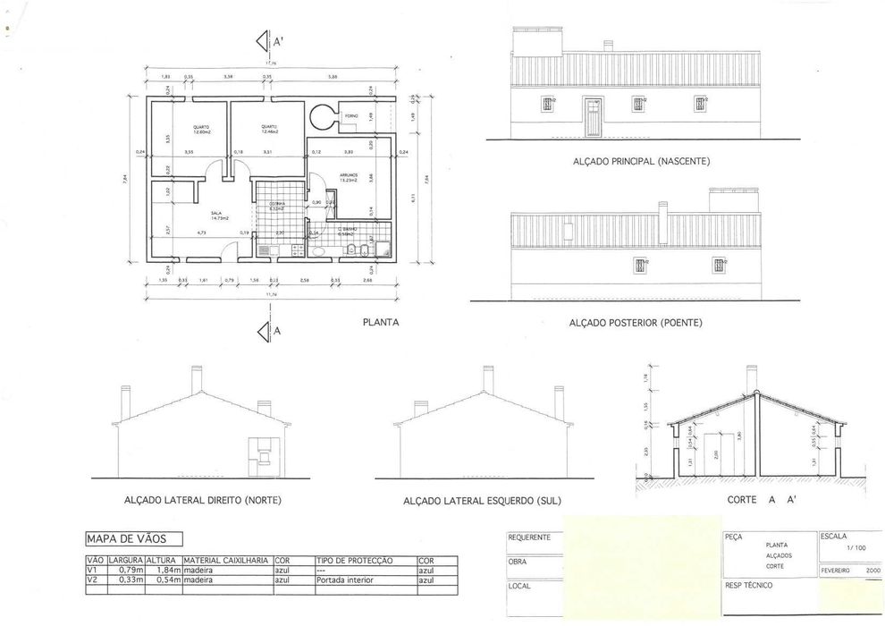 Monte Alentejano - 96m2 + 50m2 (2 edifícios)