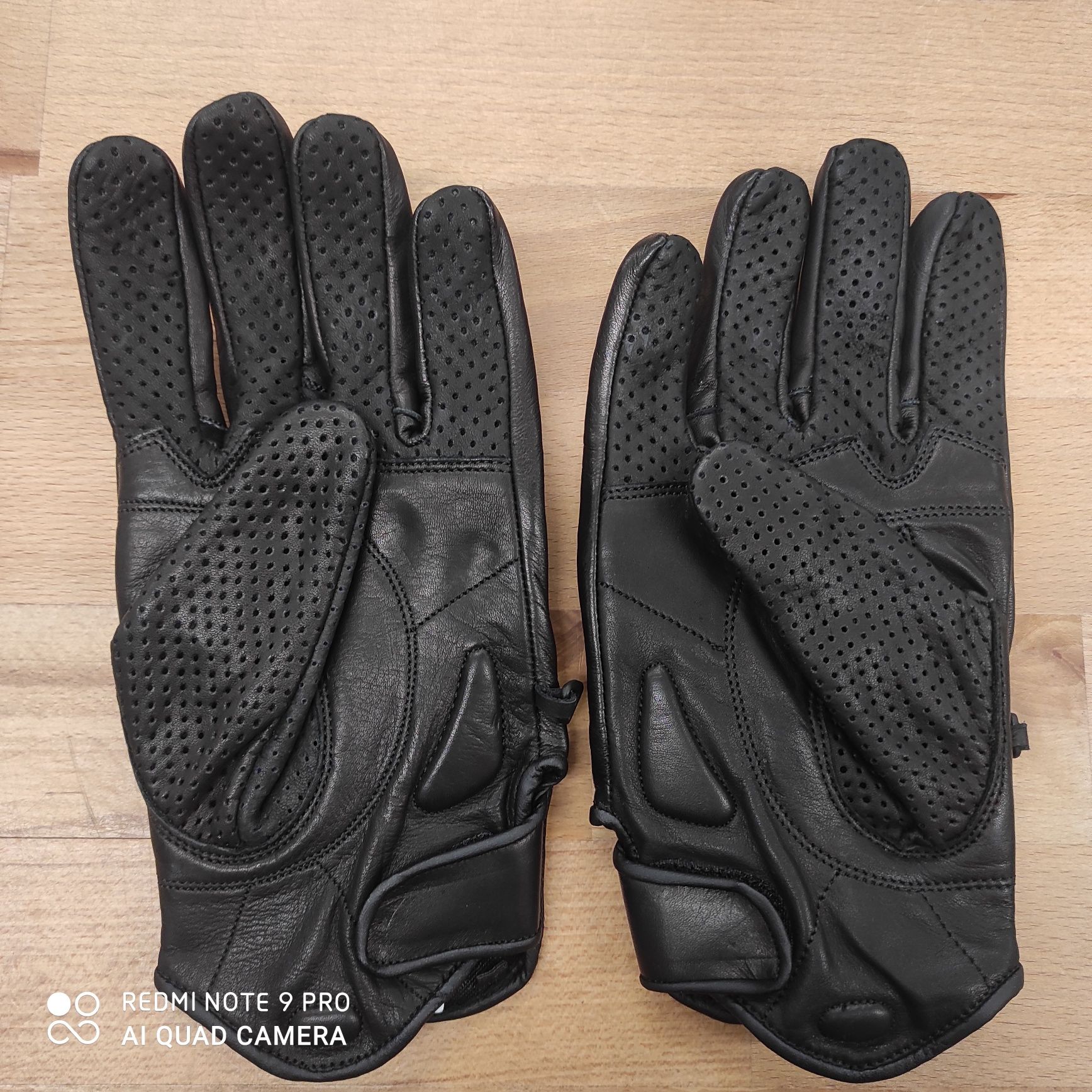 Rękawice motocyklowe skórzane HUSAR BREEZE czarne XL