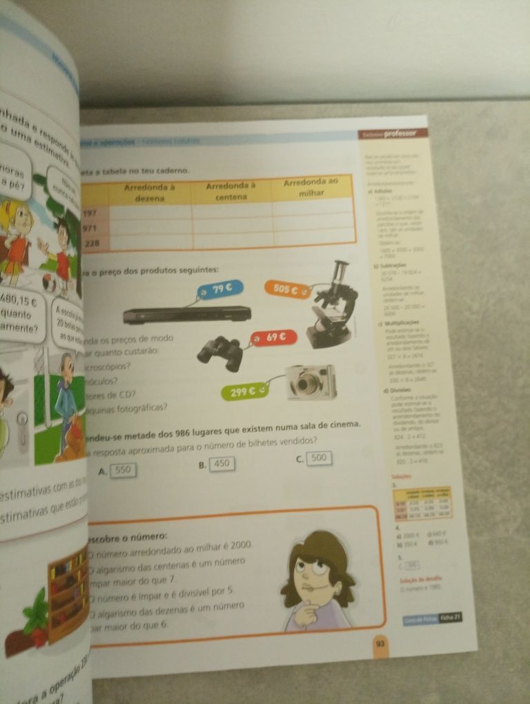 Matemática 4º manual e caderno de atividades