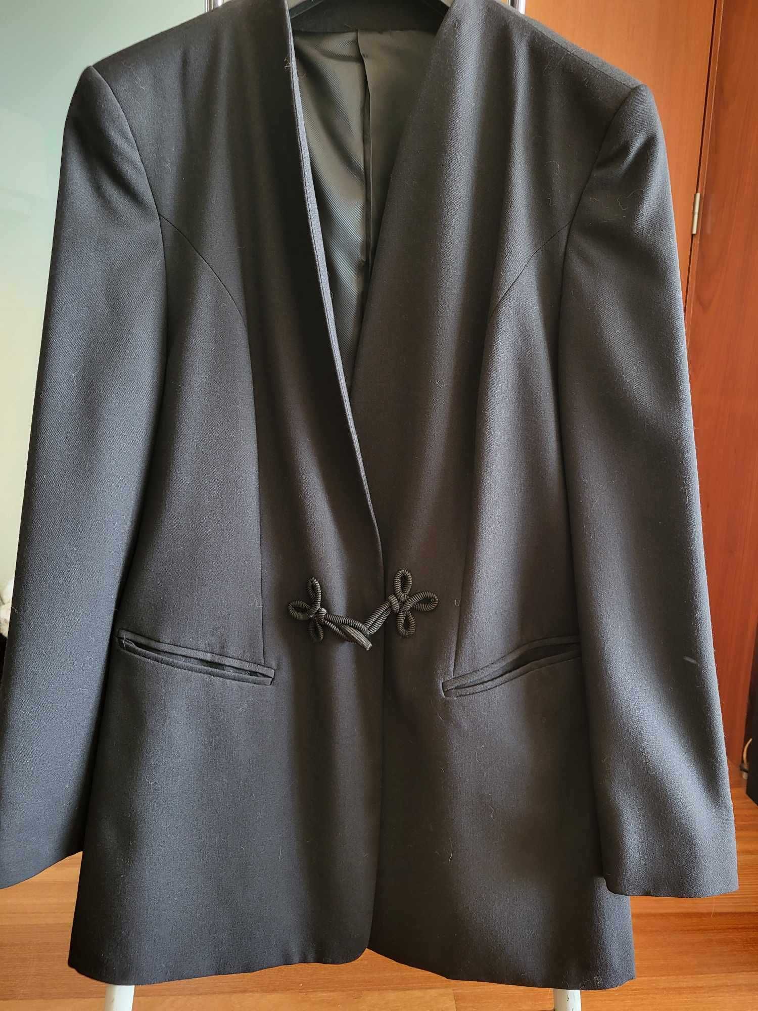 Blazer Comprido Preto - Betty Barday