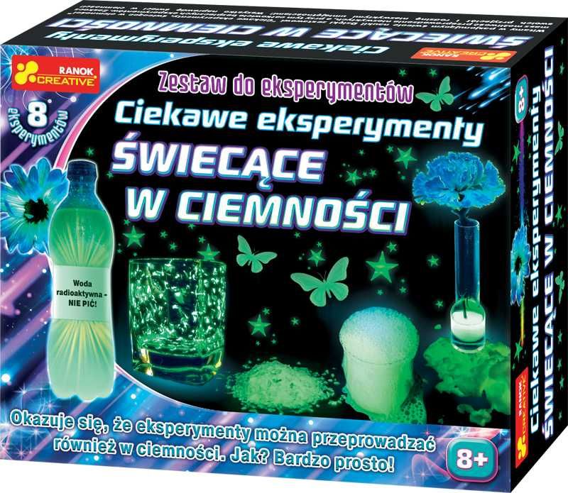 Ciekawe eksperymenty, świecące w ciemności - super zabawka