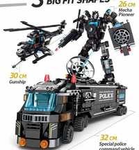 Конструктор поліція 815д полицейский участок робот вертолет Лего Lego