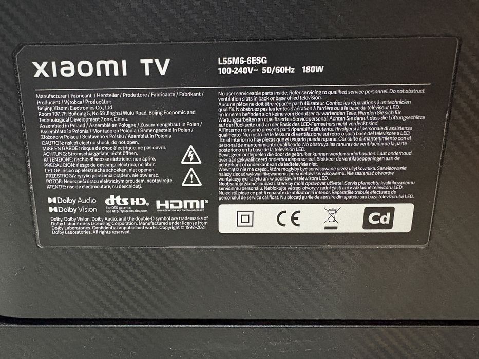 Телевізор Xiaomi Mi LED TV Q1E 55" (L55M6-6ESG)